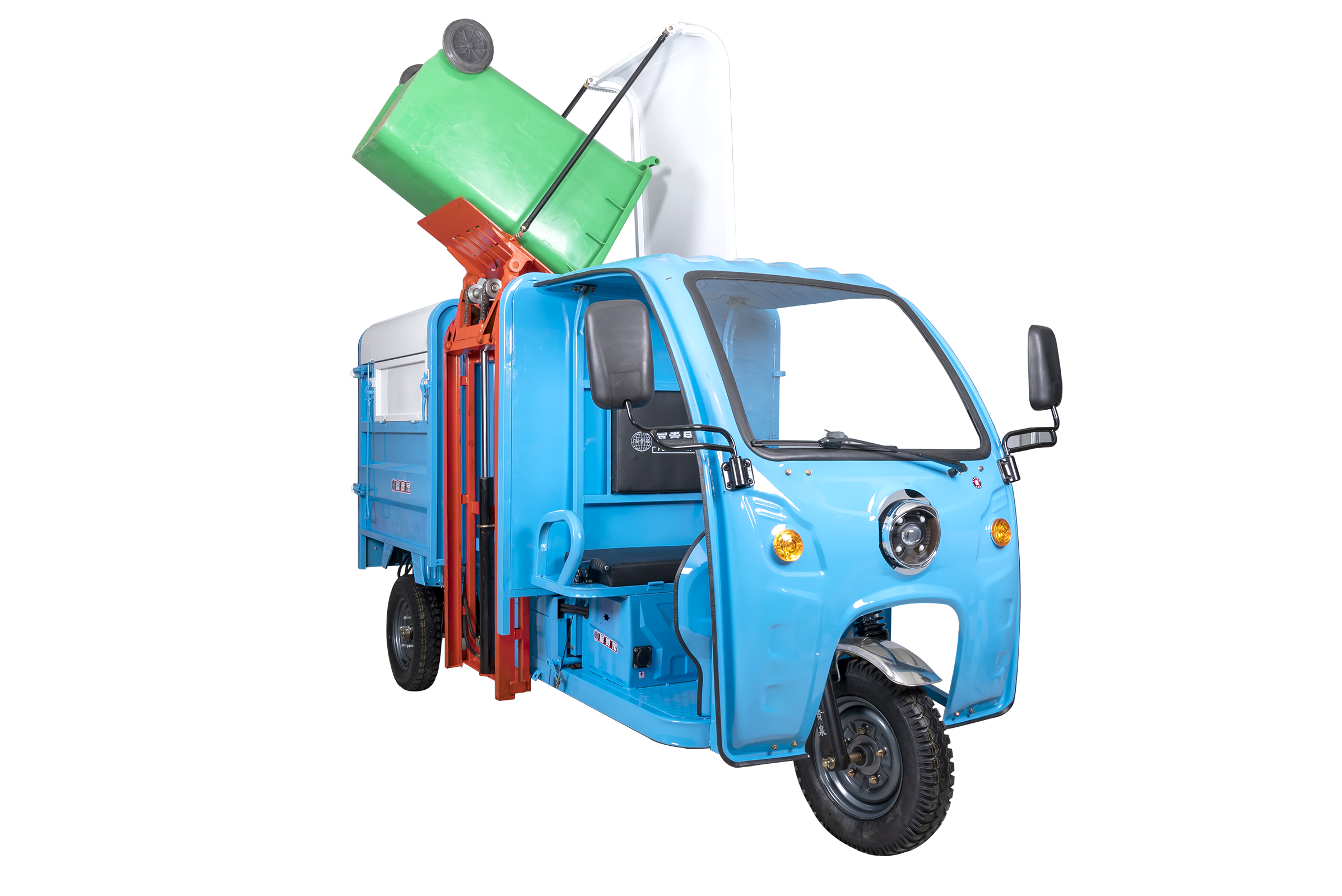 2米簡易側(cè)掛清運車
